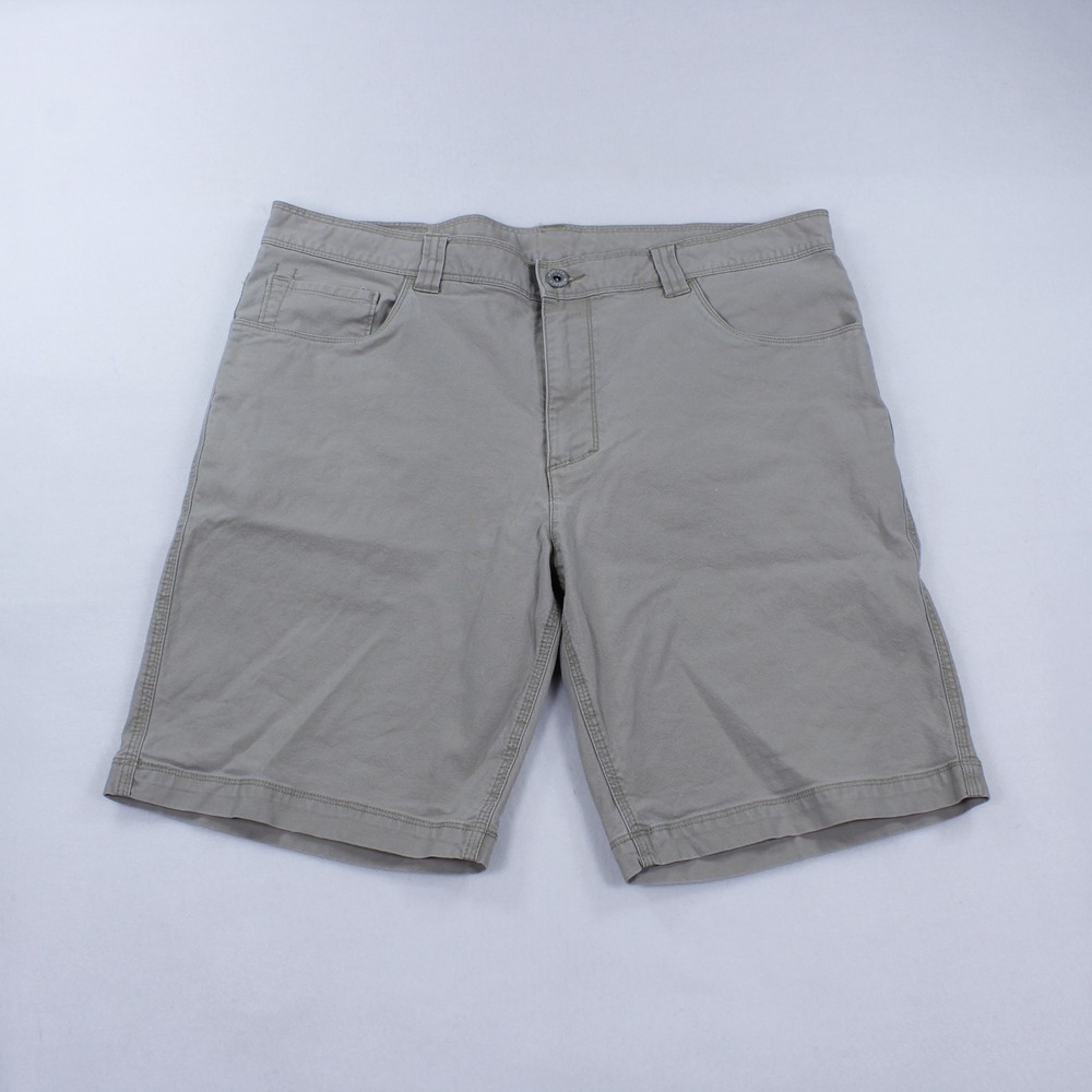 Woolrich Men's Classic Khaki Chino Shorts Size 34 Tan Beige Cotton Outdoor
